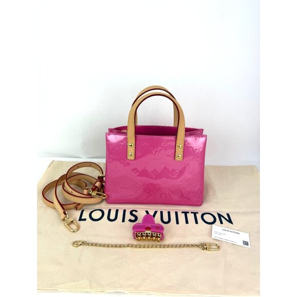 Louis Vuitton Vernis reade PM NM Neon Pink Crossbody Bag - Picture 2 of 12
